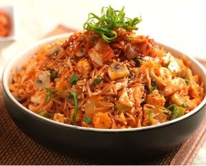 Vegetable Kimchi Fried Rice